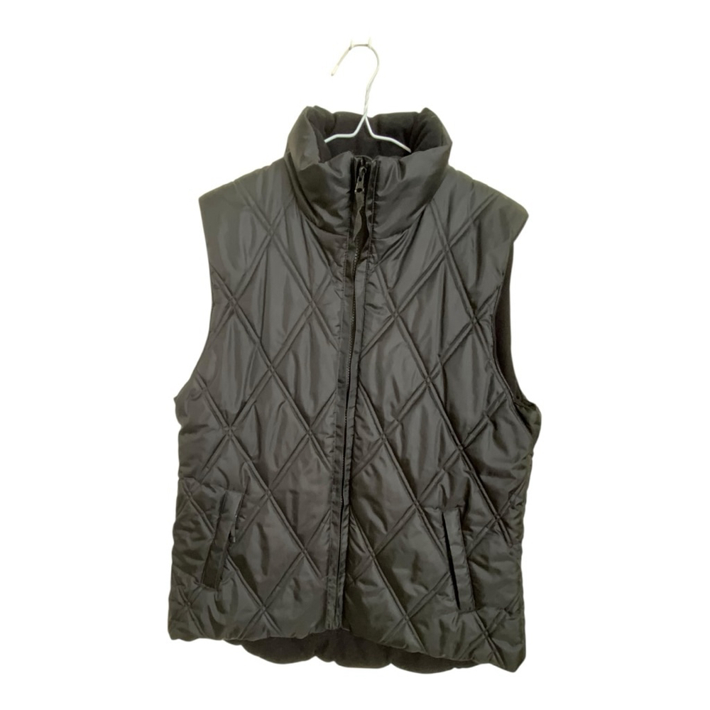 Fairweather Black Quilted Vest Size Large